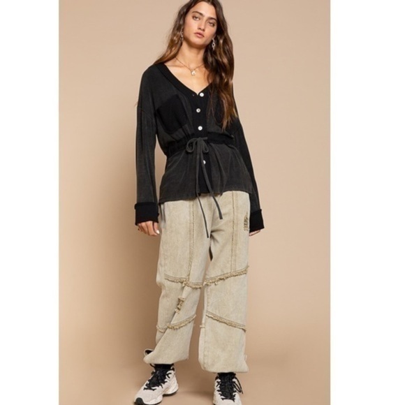 Salem Ribbed Cardigan/Top - Picture 5 of 7